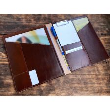 W Ministry Organizer: Genuine Leather with Tract, Magazine & Card Slots
